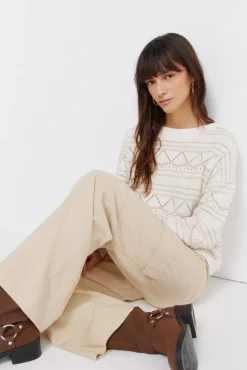 Pantalon cargo en coton