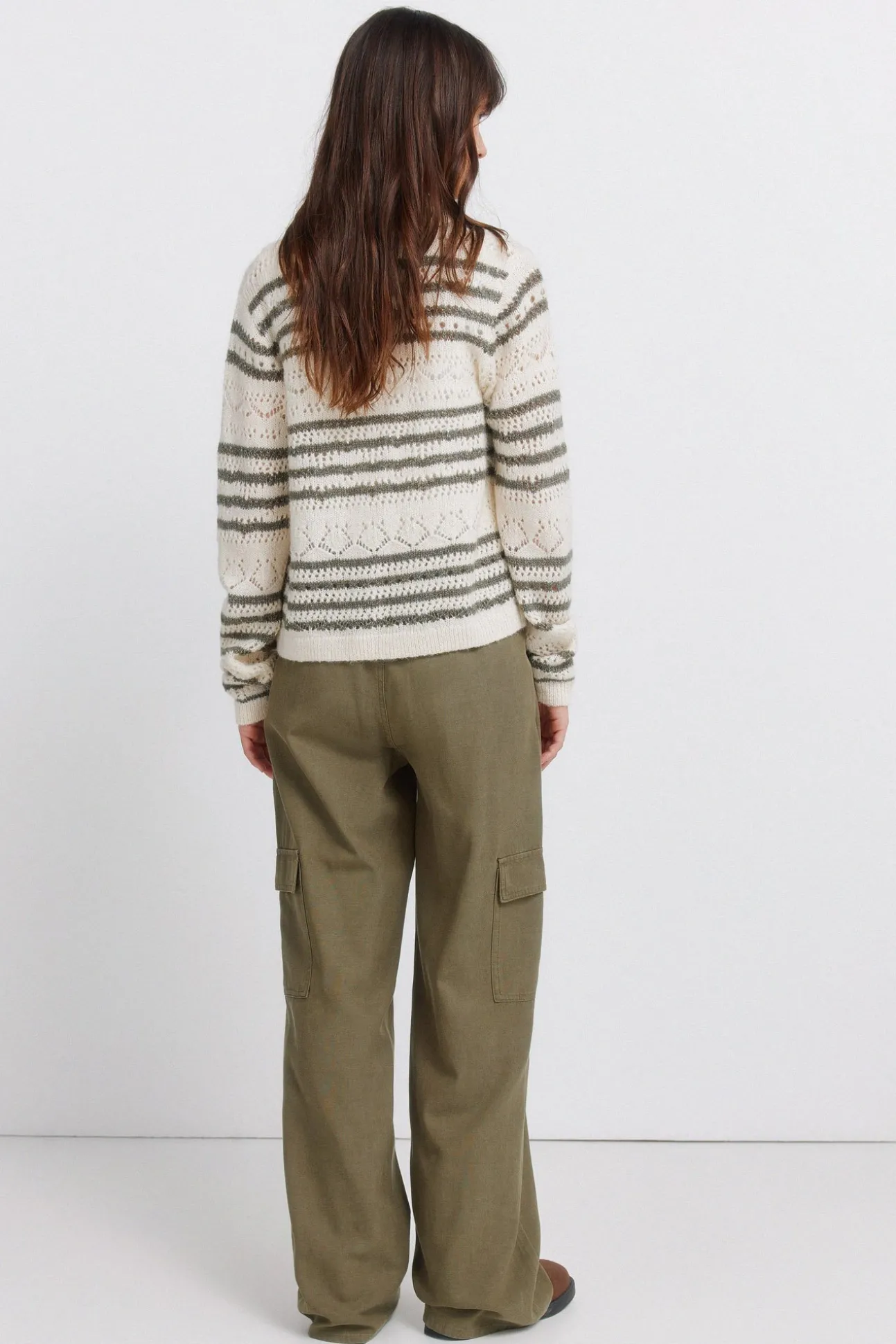 Pantalon cargo en coton