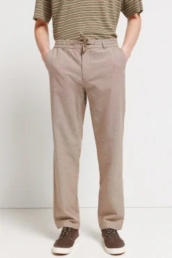 Pantalon chino comfort fit en lin