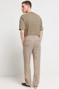 Pantalon chino comfort fit en lin