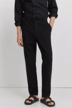 Pantalon chino comfort fit en lin