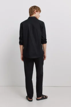 Pantalon chino comfort fit en lin