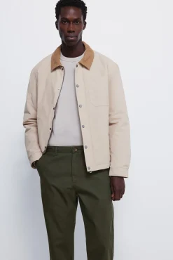 Pantalon chino dobby coupe confortable