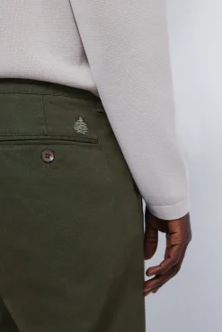 Pantalon chino dobby coupe confortable