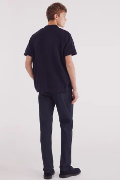 pantalon chino slim micro-imprim&eacute;