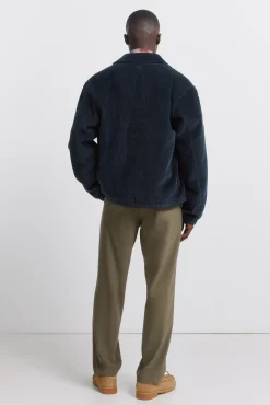Pantalon confort pliss&eacute; coupe d&eacute;contract&eacute;e