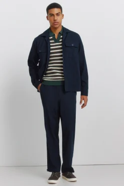 Pantalon coupe droite en coton