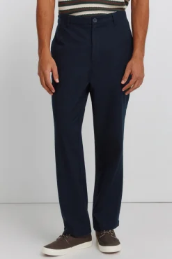Pantalon coupe droite en coton