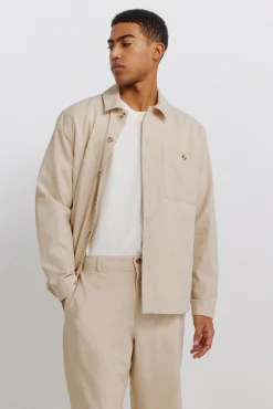 Pantalon coupe droite en lin