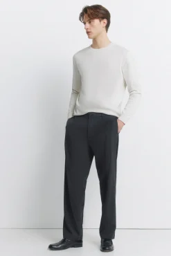 Pantalon droit ample