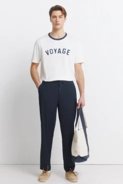 Pantalon droit ample