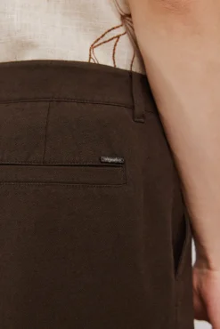 Pantalon droit coupe droite en lin