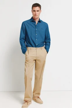 Pantalon l&eacute;ger coupe droite