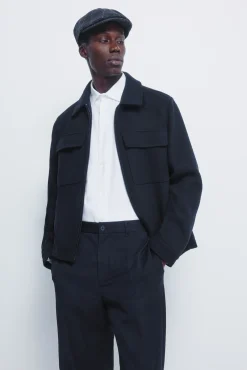 Pantalon rayures coupe droite