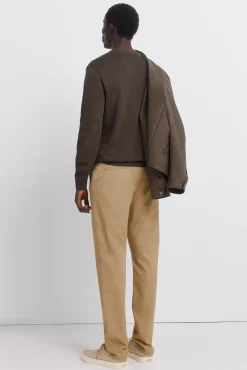 pantalon slim &agrave; micro-imprim&eacute;