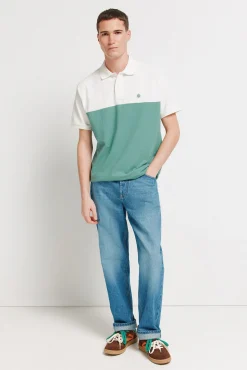 Polo coupe regular fit en piqu&eacute;