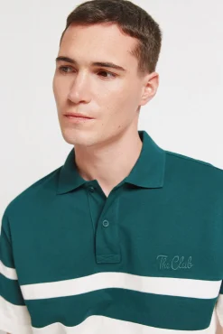 Polo en piqu&eacute; &agrave; coupes regular fit