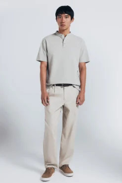 Polo piqué col mao coupe classique