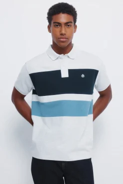 Polo piqu&eacute; color block piqu&eacute; classique