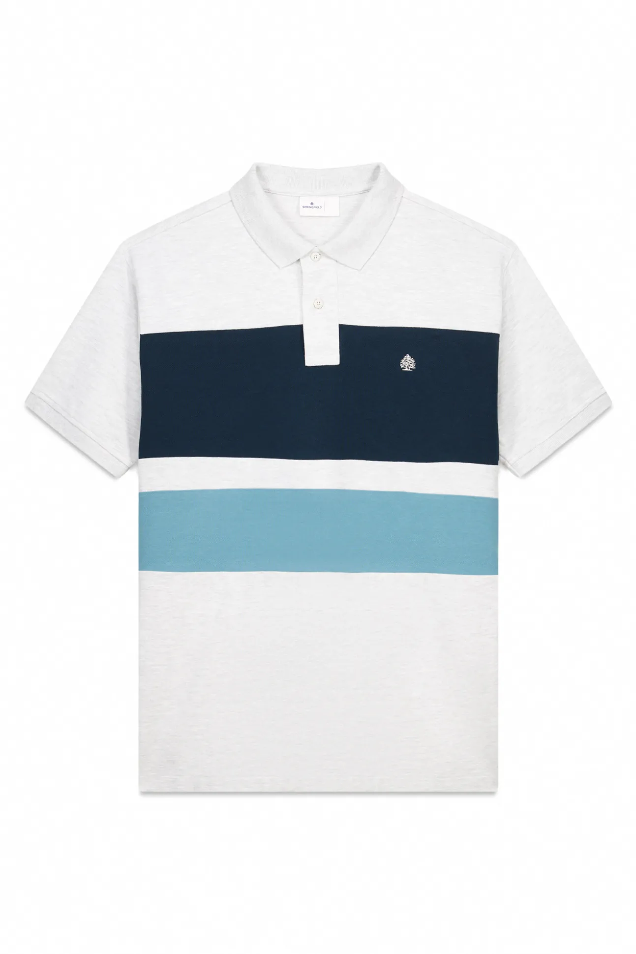 Polo piqué color block piqué classique