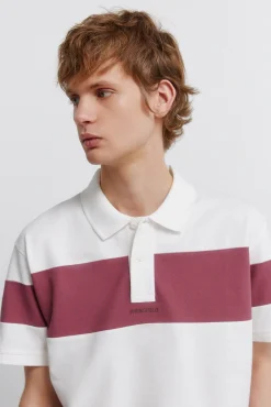 Polo piqu&eacute; color block coupe regular fit