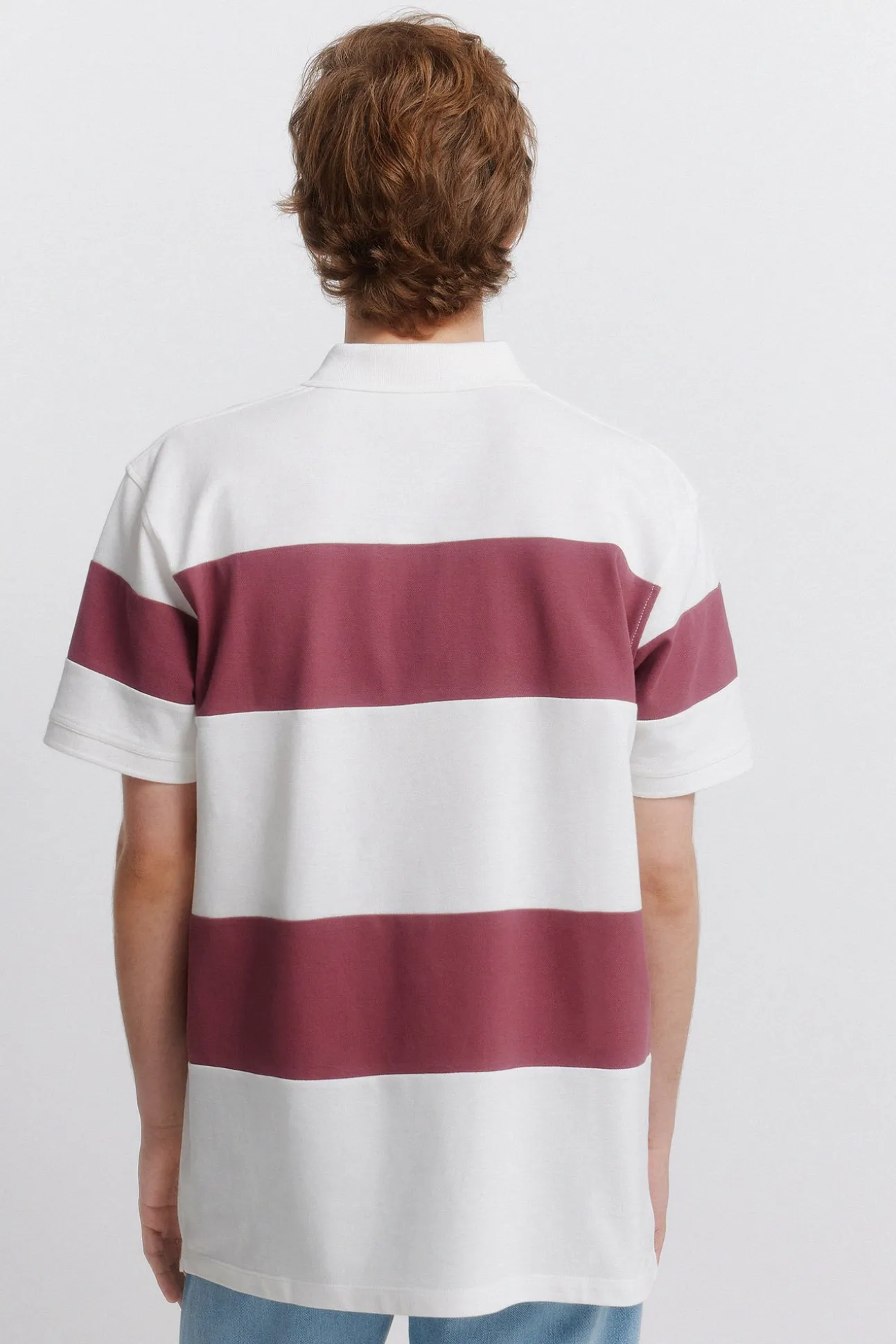 Polo piqué color block coupe regular fit