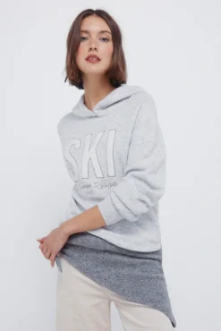 Pull à capuche « Ski »