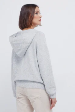 Pull &agrave; capuche &laquo; Ski &raquo;