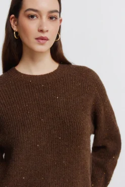 Pull à paillettes