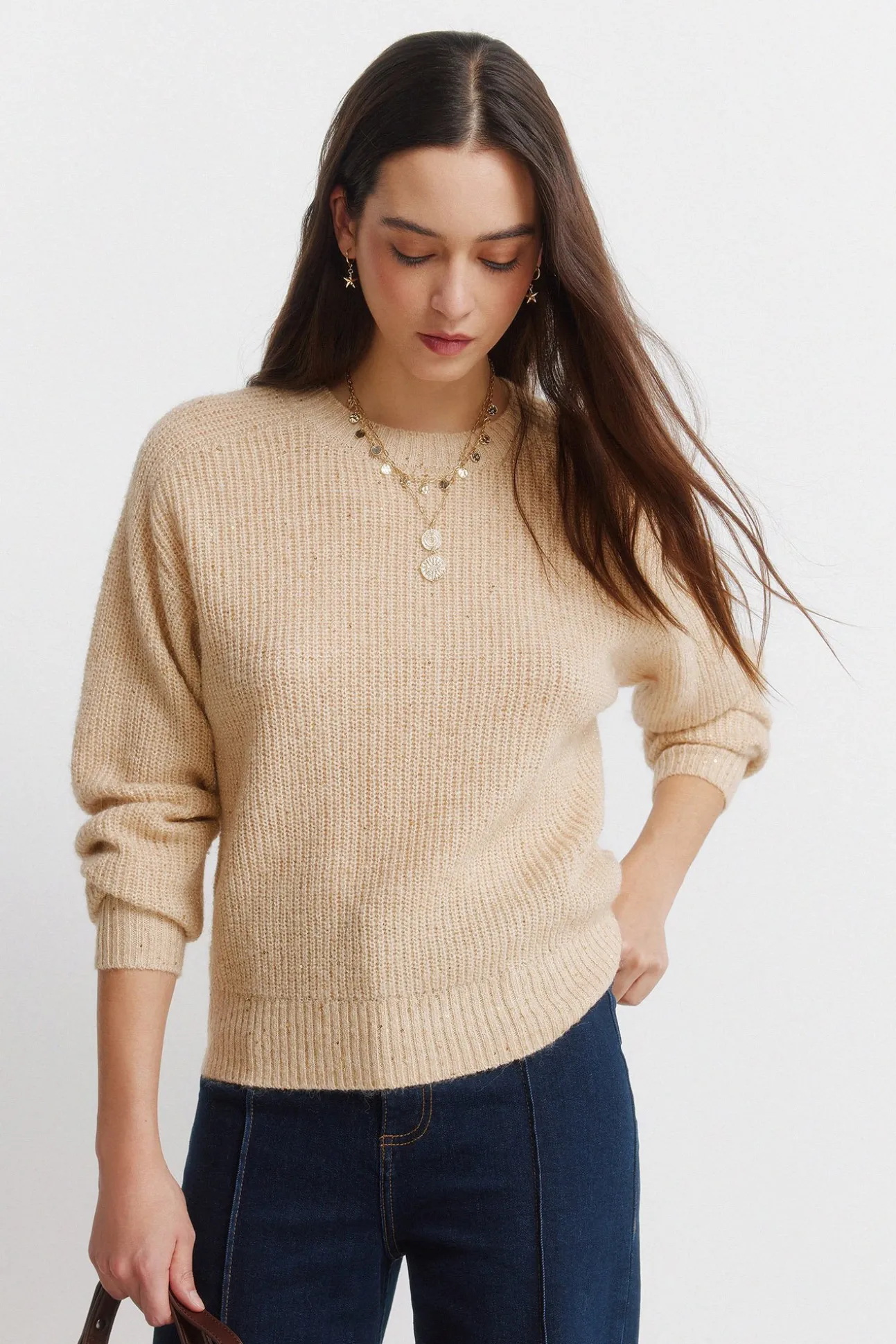 Pull à paillettes