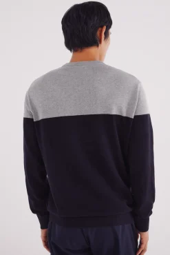 Pull basique &agrave; blocs de couleurs