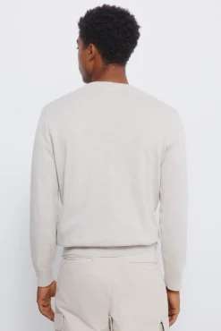 Pull basique &agrave; col en V