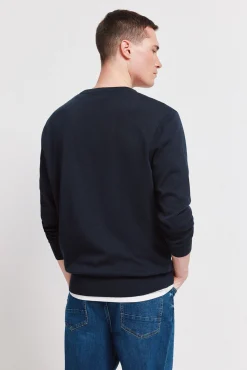 Pull basique col en V logo Springfield