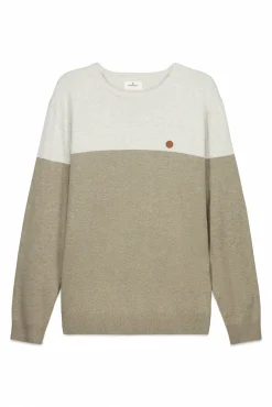 Pull basique color block