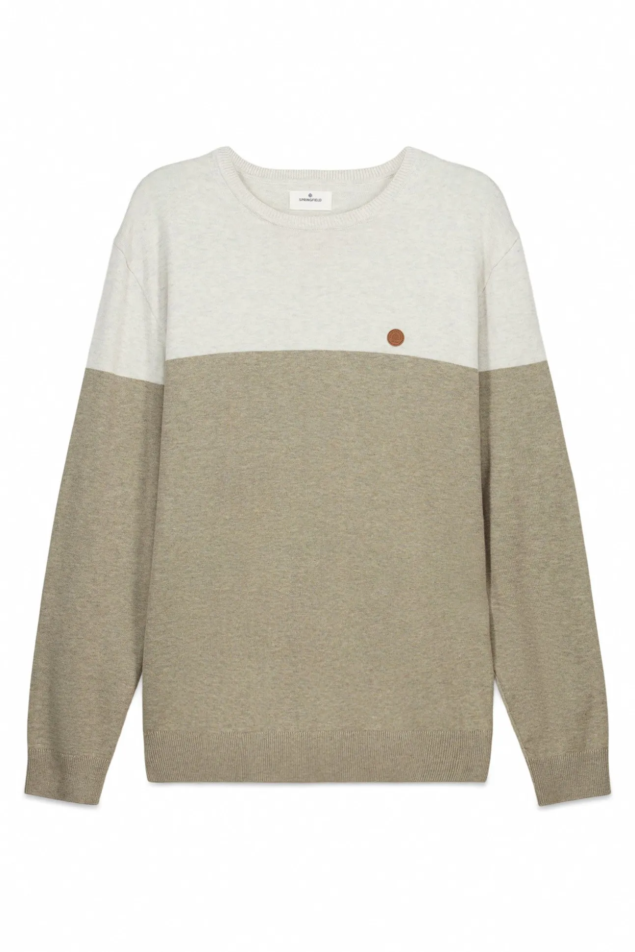 Pull basique color block