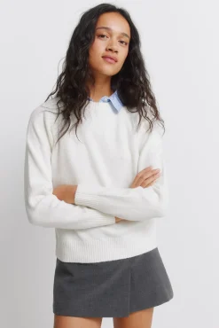 Pull col en maille
