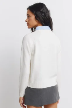 Pull col en maille