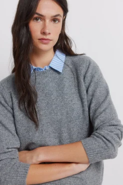 Pull col en maille