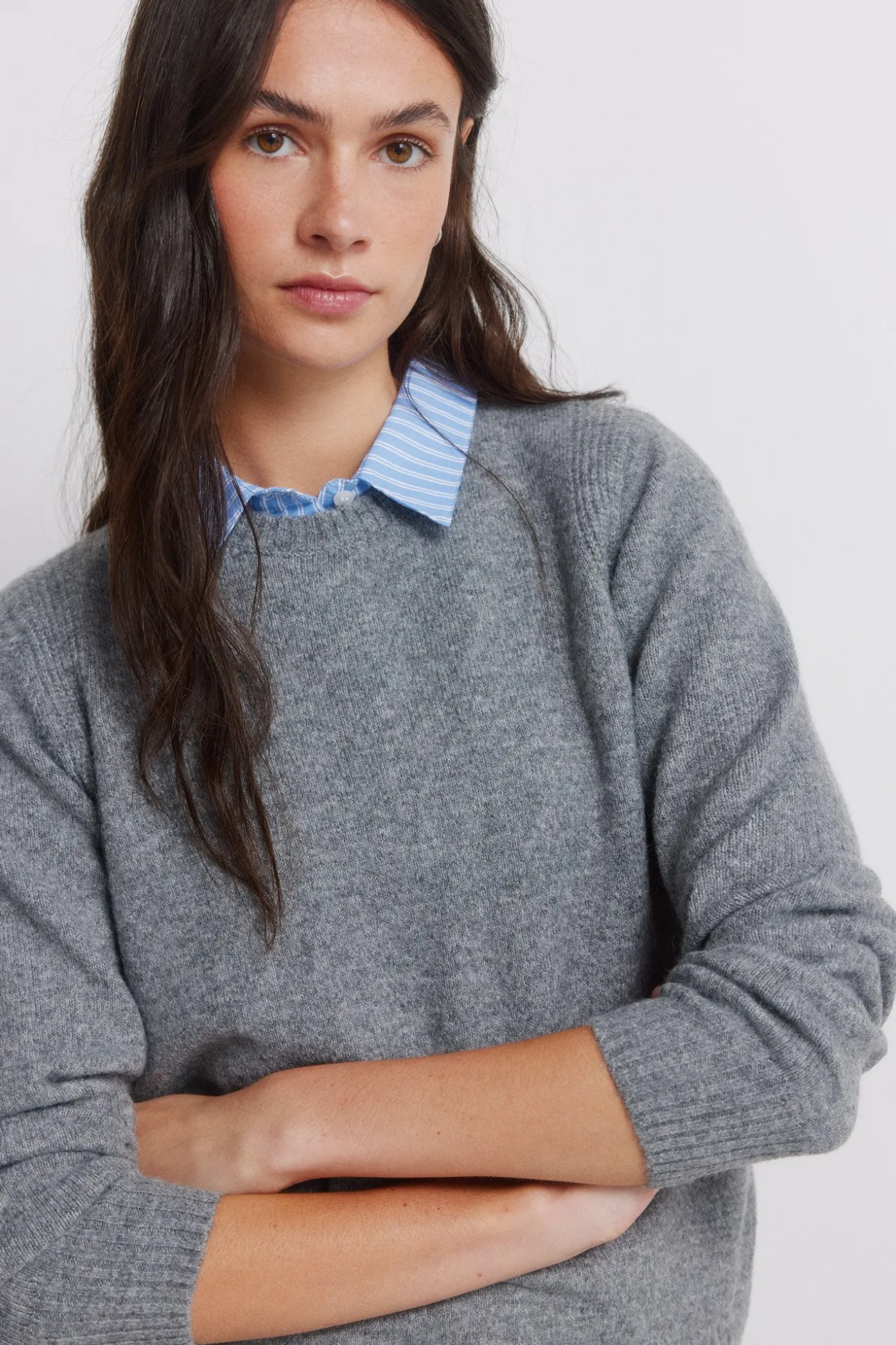 Pull col en maille
