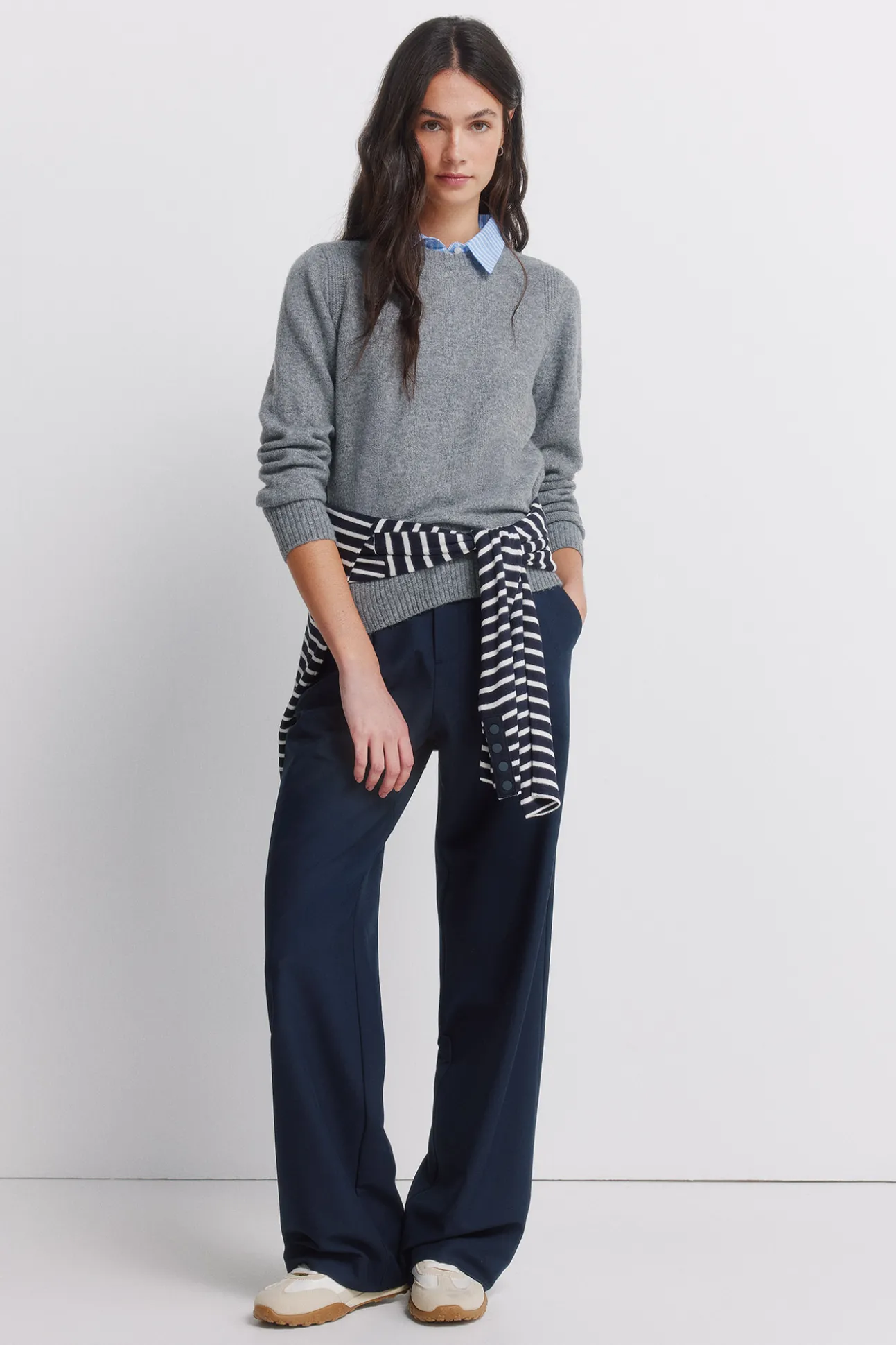 Pull col en maille