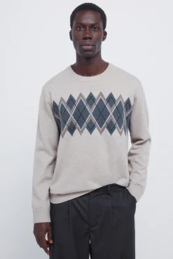 Pull de No&euml;l en jacquard