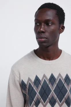 Pull de No&euml;l en jacquard