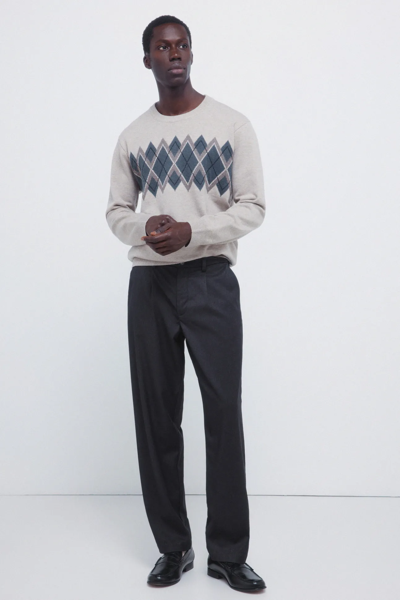 Pull de Noël en jacquard