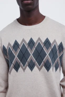 Pull de Noël en jacquard