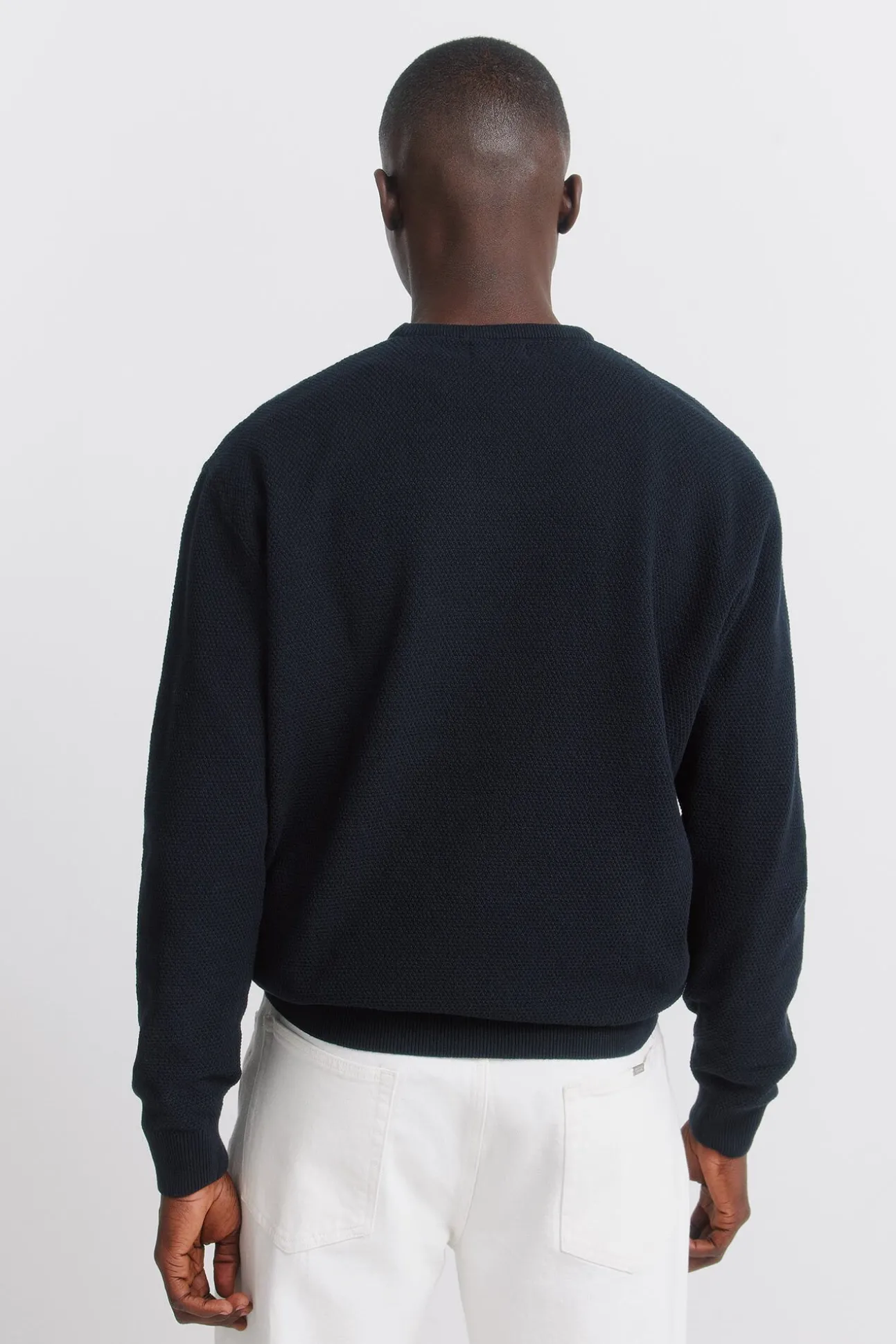 Pull maille double