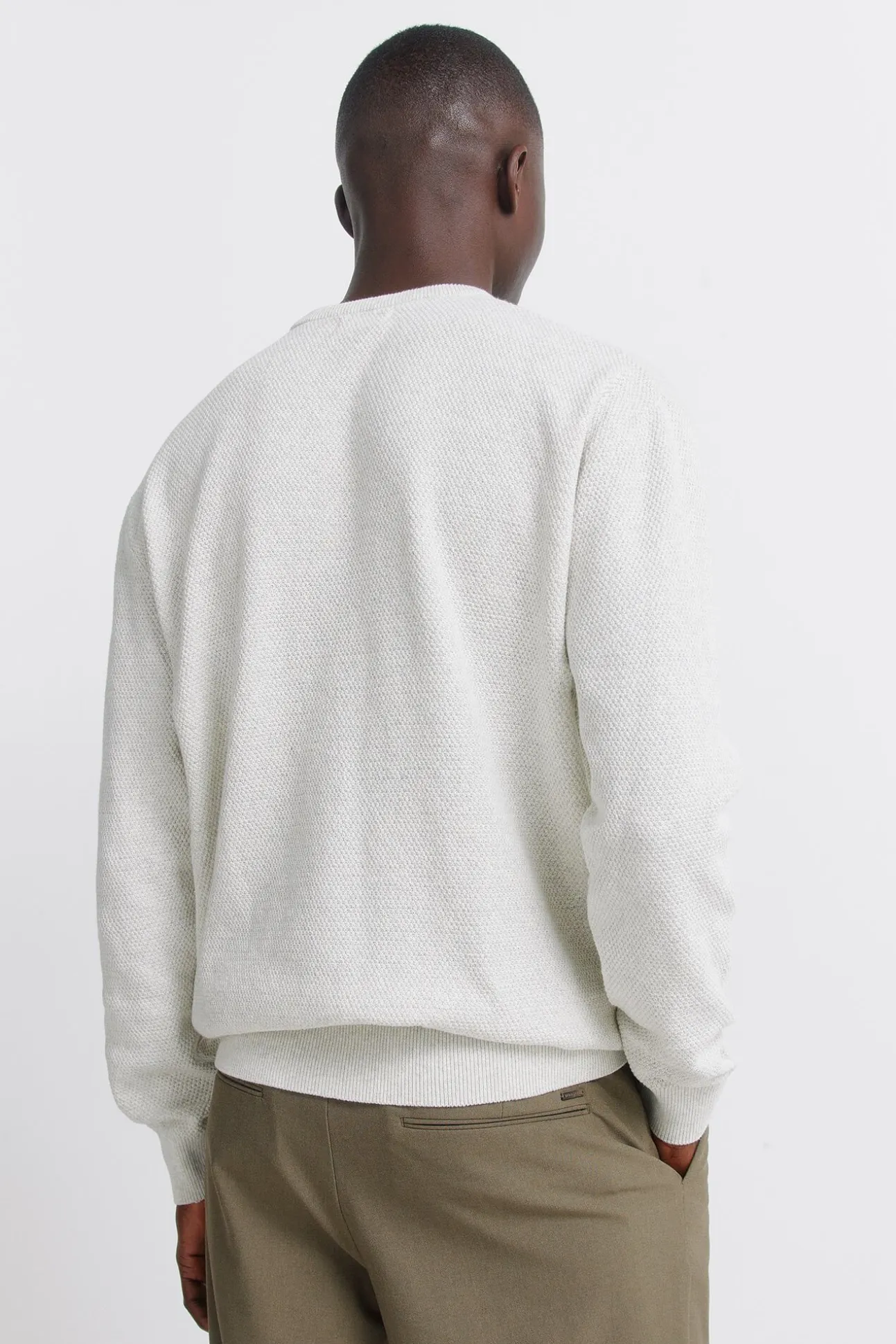 Pull maille double