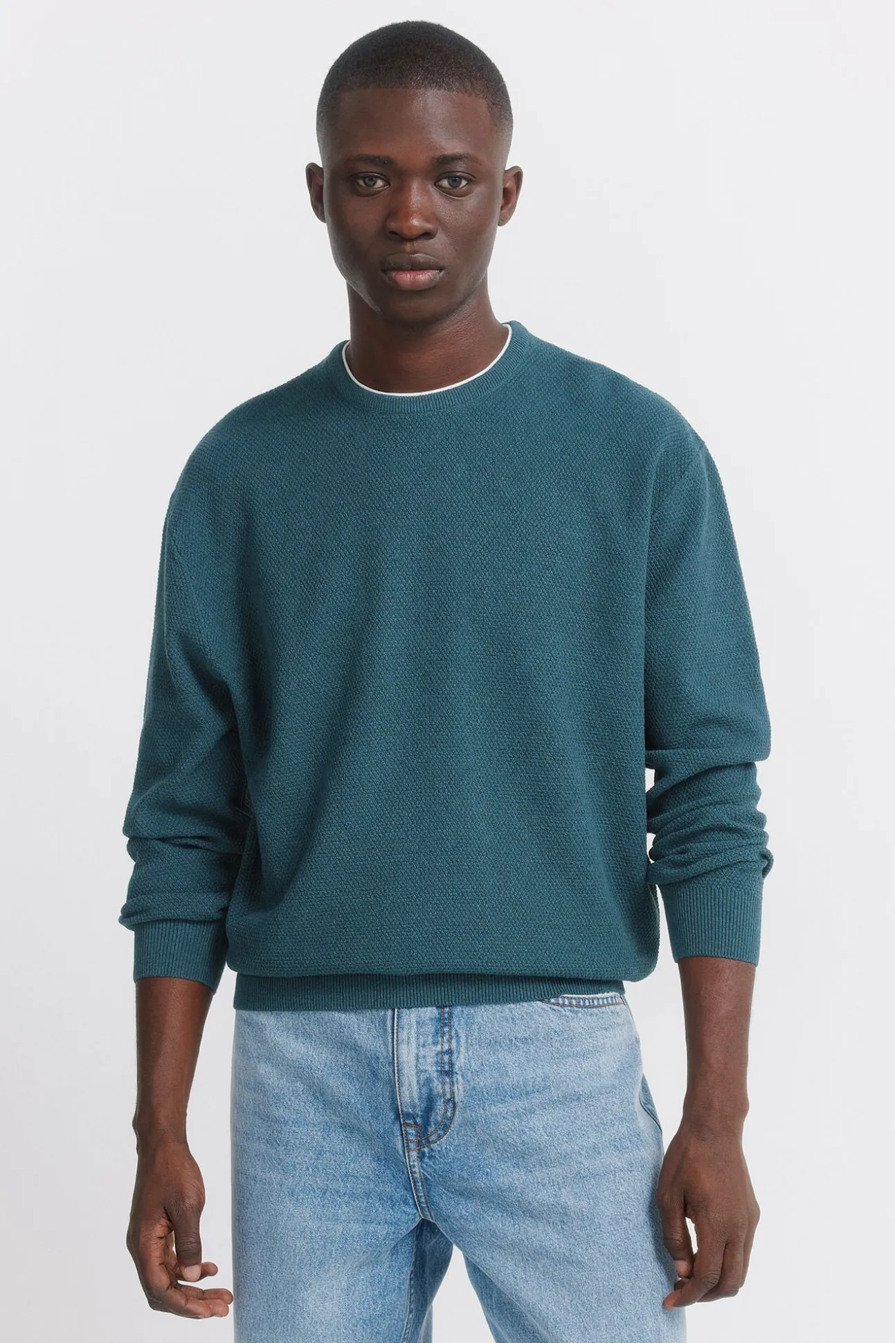 Pull maille double