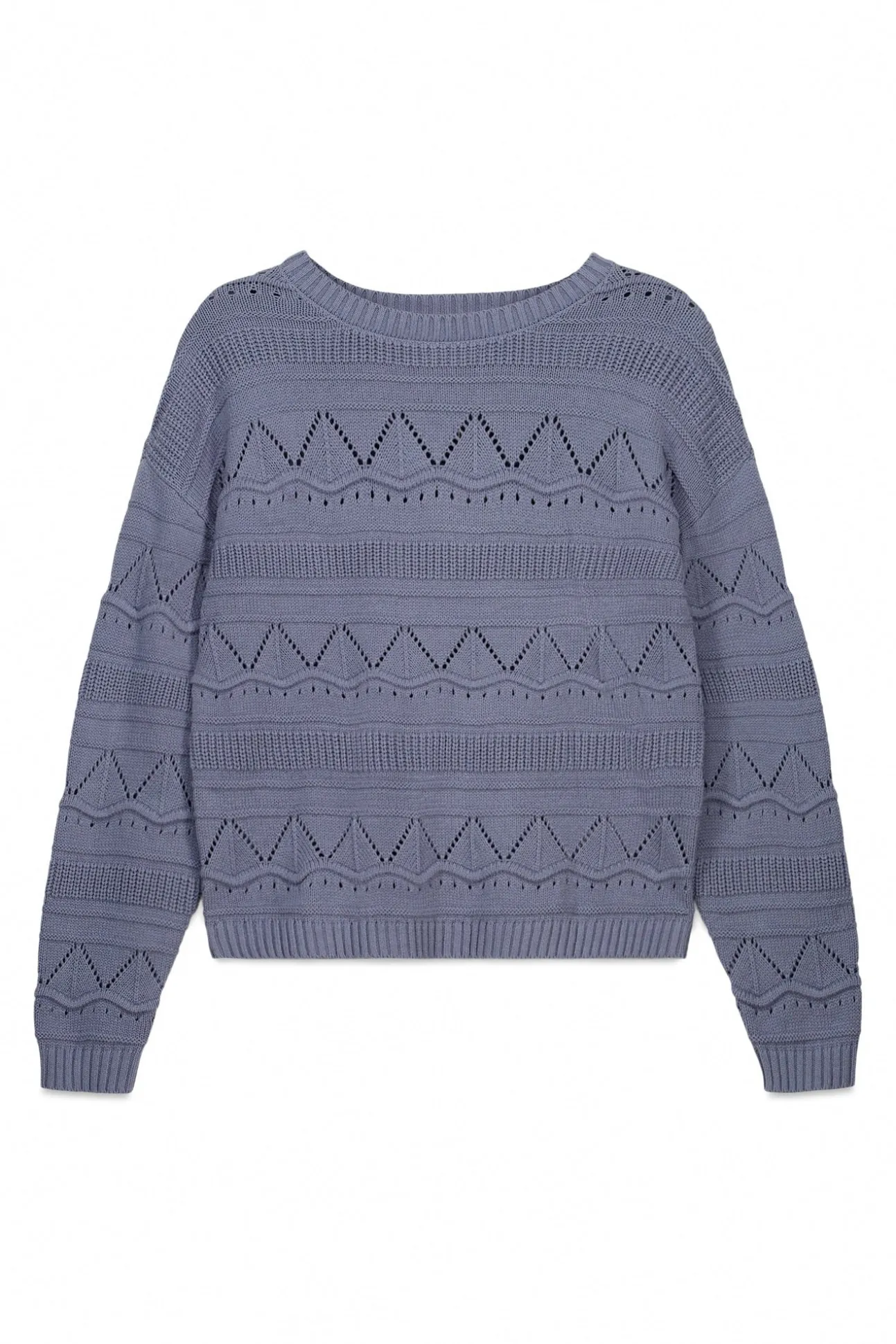 Pull pointelle en maille