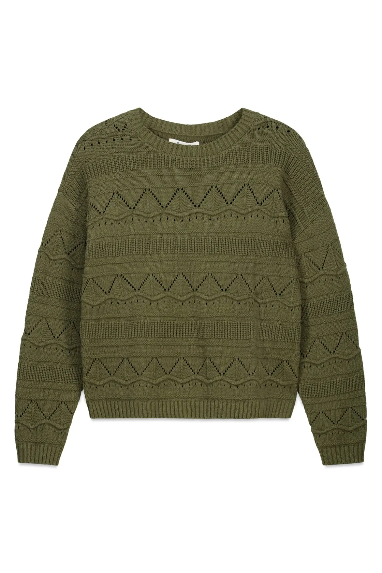 Pull pointelle en maille