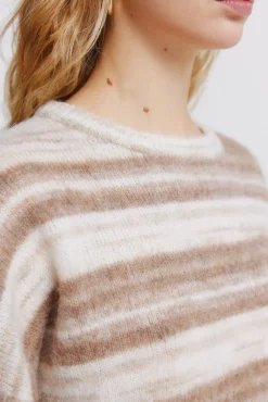 Pull rayures dégradées